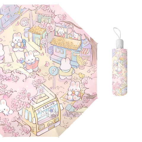 Sakura Town Bunny Umbrella