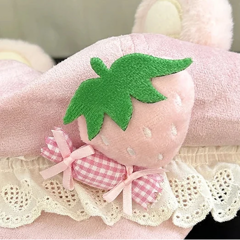 Kawaii Strawberry Bear Hat