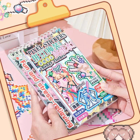 ZIYI Dress Up Pixel Art Stickers