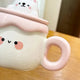 Kawaii Animal Pudding Ceramic Mugs