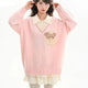 Cute Cookie Bear V-Neck Sweater