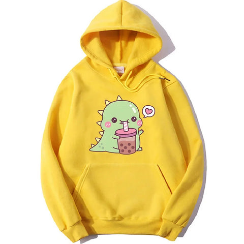 Rexy Loves Boba Tea Hoodie