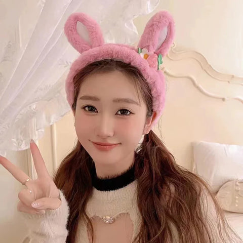 Strawberry Bunny Beauty Headbands