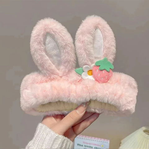 Strawberry Bunny Beauty Headbands