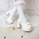 Pastel High Heel Platform Shoes