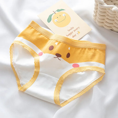 Kawaii Shiba Inu Panties Set