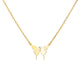 Butterfly Initial Letter Necklace