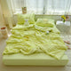 Cool Seersucker Summer Quilt Duvet Cover Set