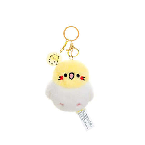 Kawaii Bird Plushie Pendant Keychain