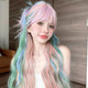 Iridescent Rainbow Synthetic Wig