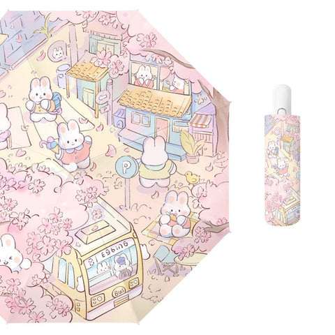 Sakura Town Bunny Umbrella