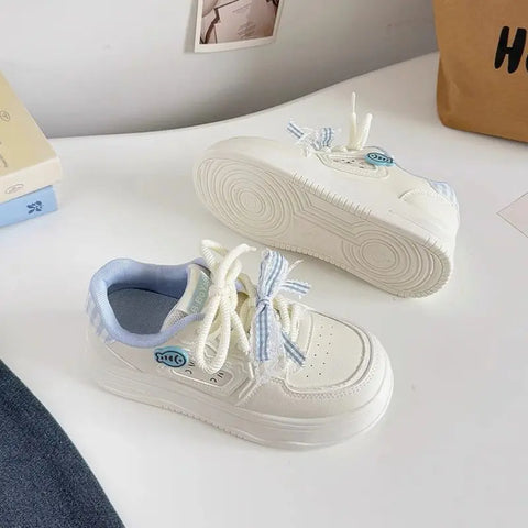 Hiding Neko Pastel Platform Sneakers