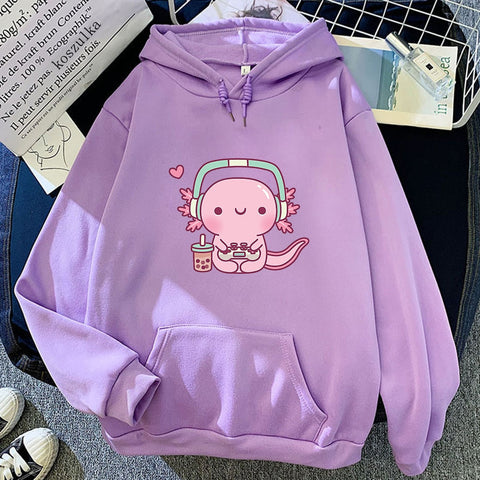 Axolotl Gamer Hoodie