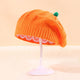 Pumpkin Beret Hat