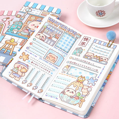 Cute Grid Paper Notebook