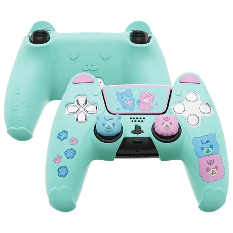 PlayVital Kawaii Bears PS5 Controller Cover