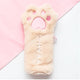 Plush Cat Paw Pencil Bag