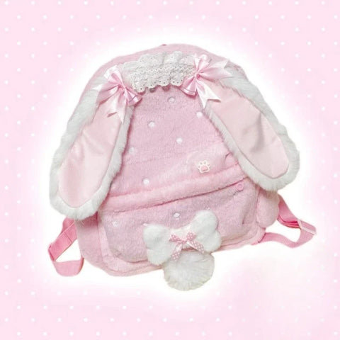 Kawaii Sweet Bunny Plush Backpack