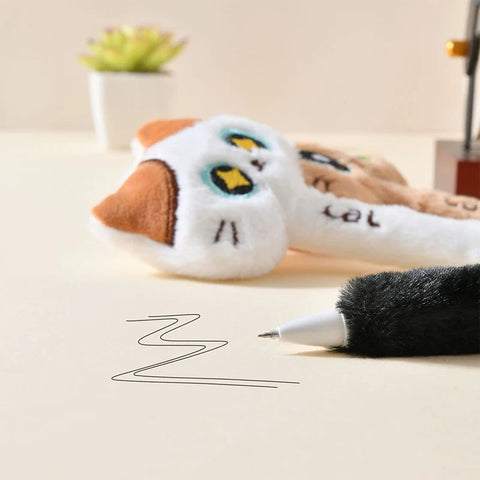Plush Cat Gel Pens