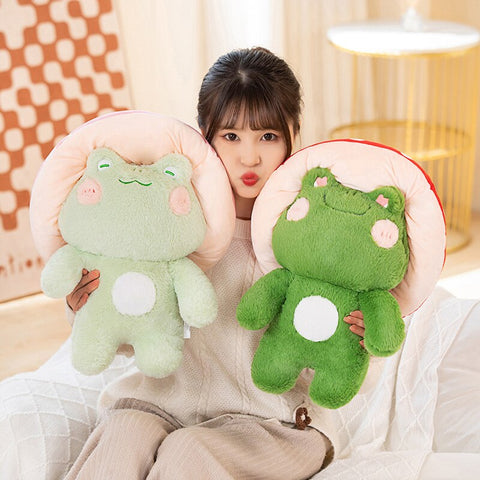 Mushroom Frog Plushies