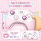 Kawaii Meowing Neko Wireless Controller With Charging Dock NS