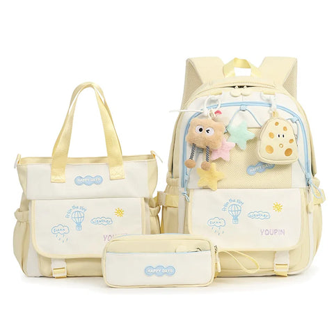 Happy Days 3 Piece Backpack Set