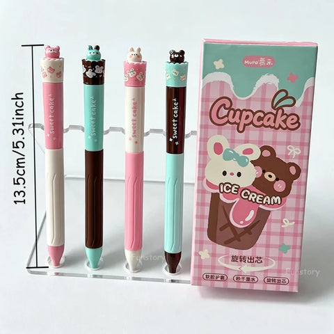 Kawaii Cupcake Cuties Gel Pens 4PCS
