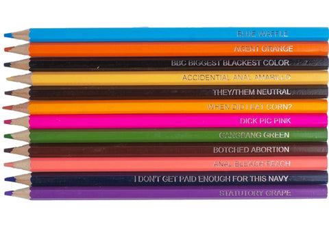 Offensive Colored Pencils