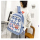 Kawaii Argyle Backpack Set