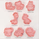 Kawaii Cookie Cutters 3D 8 Pcs