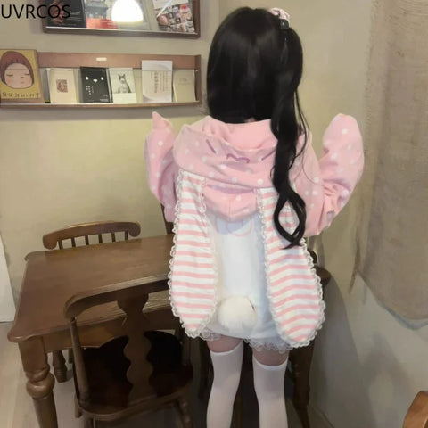 Strawberry Bunny Harajuku Hoodie