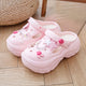 Cute Stars and Bows Summer Platform Shoes