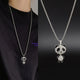 Movable Panda Rhinestone Pendant Necklace