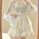 Cute Floral Chiffon Mini Dress