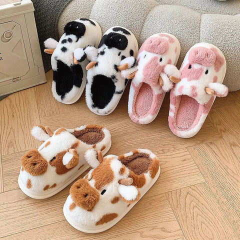 Cute Cow Slippers