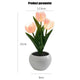 Tulips LED Chargeable Table Lamp