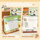 Kawaii Panda 2026 Desk Calendar