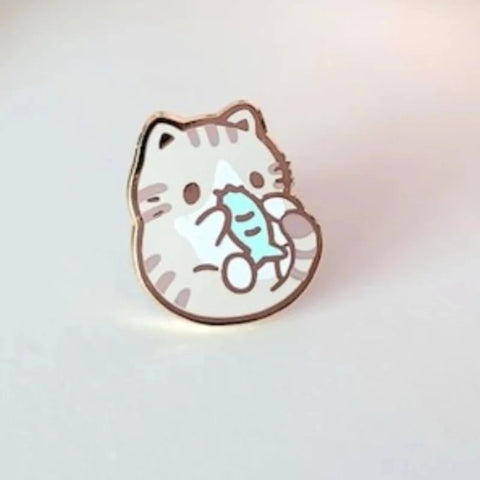 Cute Tiny Cat Enamel Pins