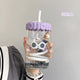 Funny Face Glass Cups