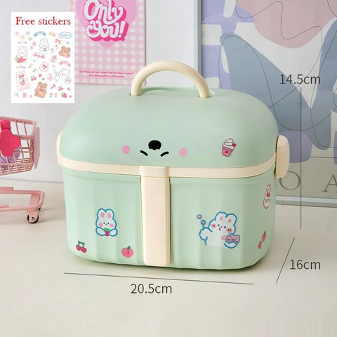 Pastel Hair Accessory Organizer Boxes