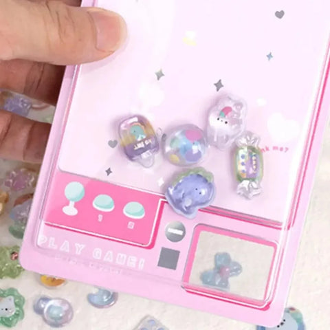 Pastel Kawaii 3D Cuties Sticker Sheets
