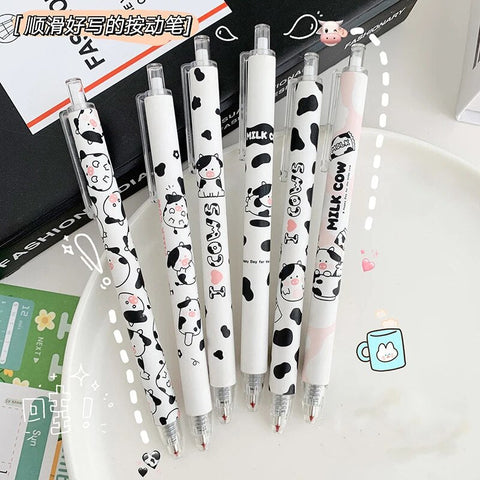 Cute Cow Gel Pens