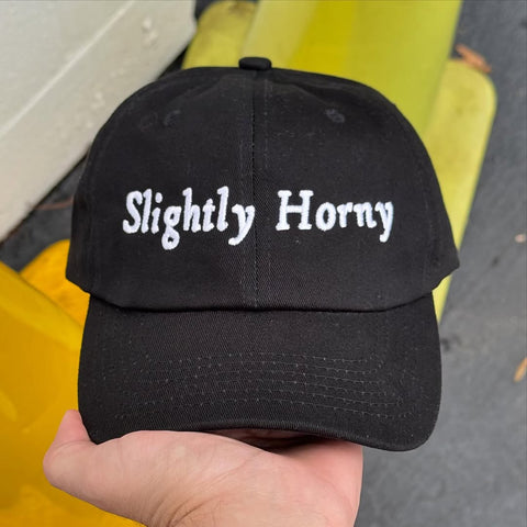 Slightly Horny Dad Hat Strapback