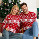 Snowflake Red Fair Isle Christmas Sweater | NCS