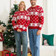Snowflake Red Fair Isle Christmas Sweater | NCS