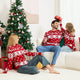 Snowflake Red Fair Isle Christmas Sweater | NCS
