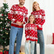Snowflake Red Fair Isle Christmas Sweater | NCS