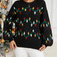 Sweet Colorful Pattern Loose Christmas Sweater | NCS