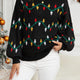 Sweet Colorful Pattern Loose Christmas Sweater | NCS