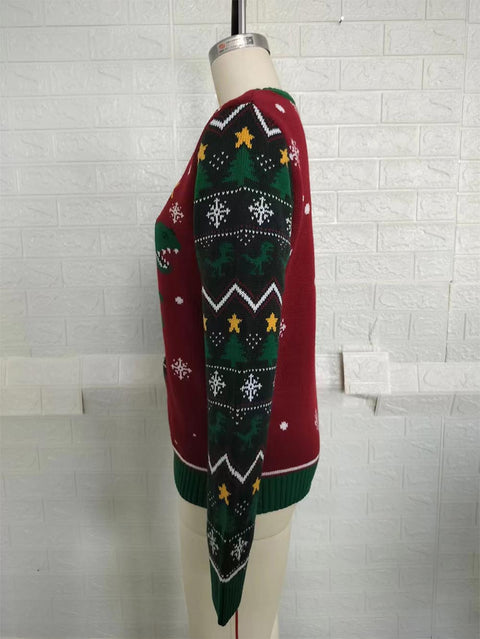 Tree-Rex LED Light Christmas Sweater with Lights | NCS